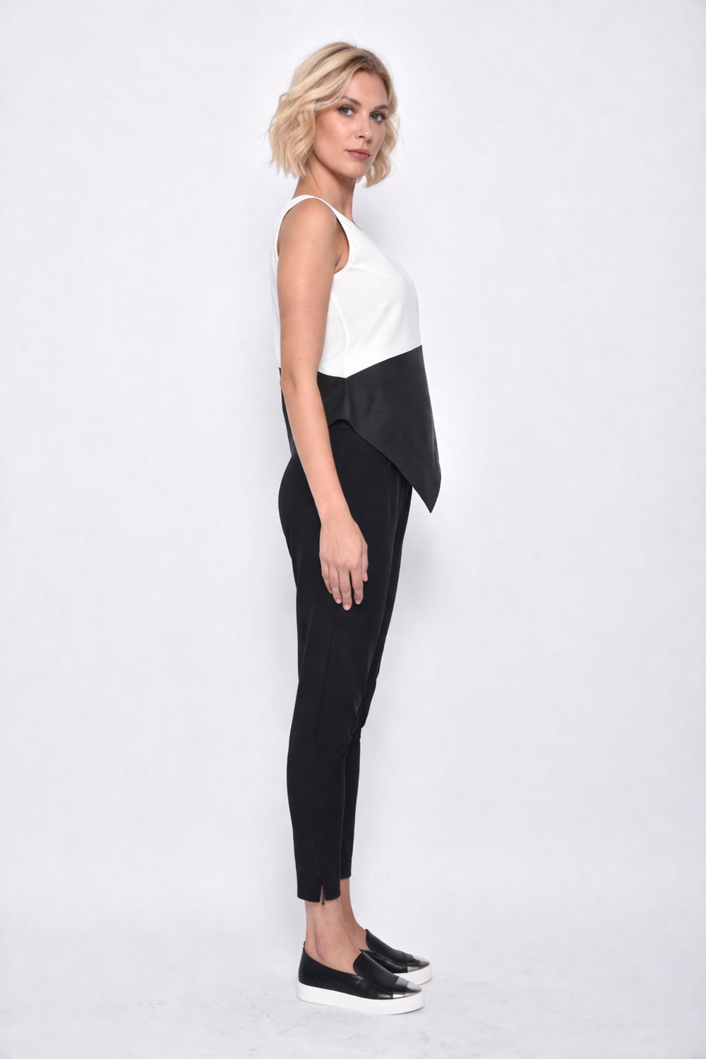 Uneven Hem Tank