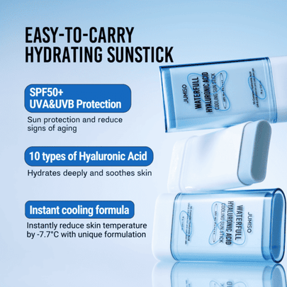 JUMISO Waterfull Hyaluronic Acid Cooling Sun Stick SPF50+ PA++++ - Snipetell