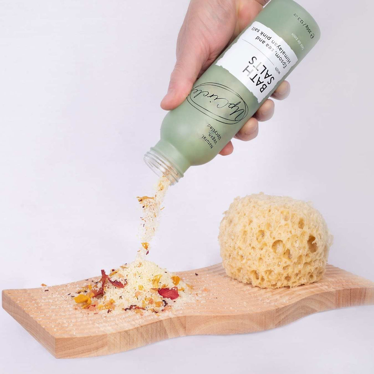 Bath Salts with Epsom, Sea and Himalayan Pink Salt - Snipetell