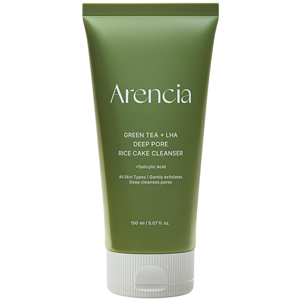 Arencia Green Tea + LHA Deep Pore Rice Cake Cleanser - Snipetell