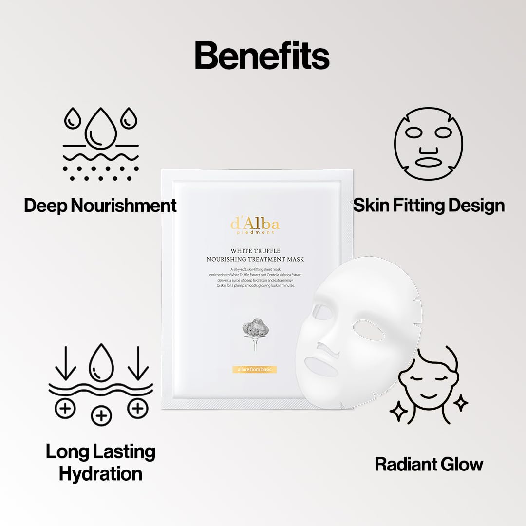 d'Alba piedmont White Truffle Nourishing Treatment Mask - Snipetell