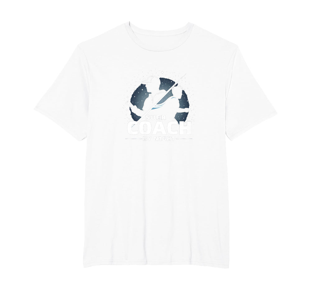 Soccer Coach Day Superhero Night Starry T-Shirt - Trendy Graphic Men Women