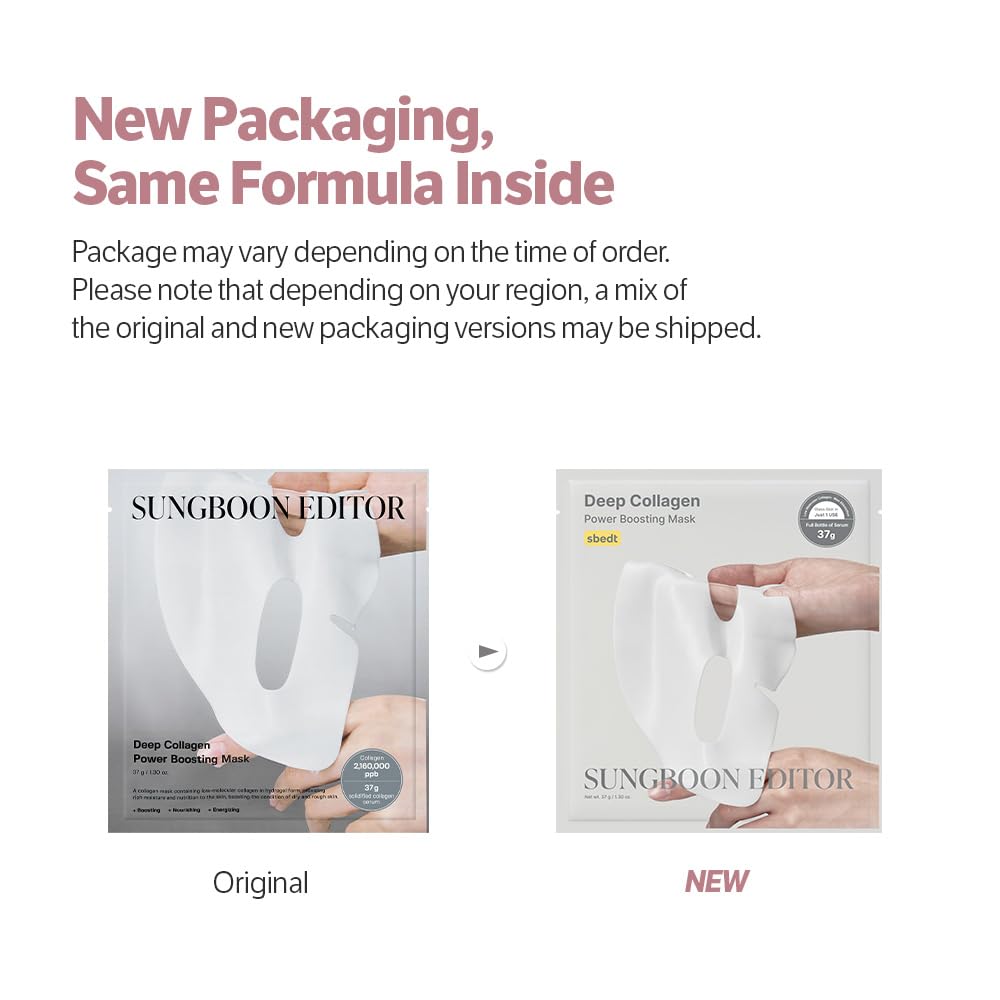 Sungboon Editor Deep Collagen Power Boosting Mask - Snipetell