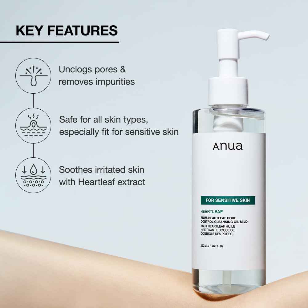 ANUA Heartleaf Pore Control Cleansing Oil (Mild)