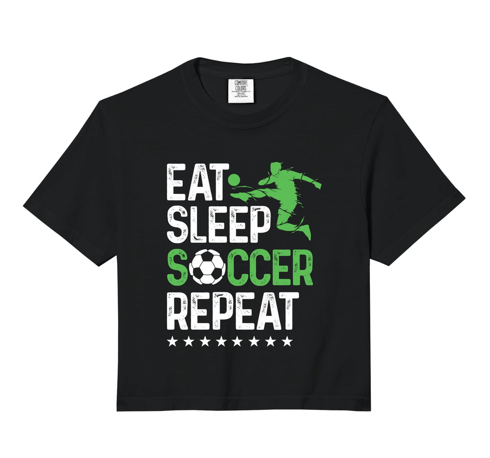 Eat Sleep Soccer Repeat Sport Player Hoodie - Novelty Apparel for Adults