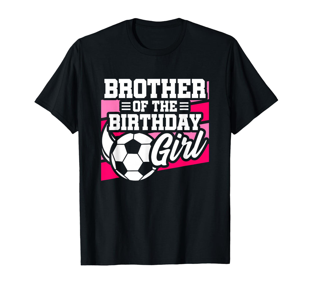 Soccer Birthday Birthday Brother Soccer T-Shirt - Minimalist Print Unisex