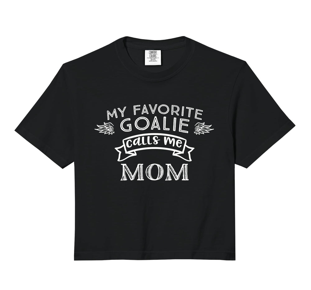 Goalie Mom My Favorite Goalie Calls Me Hoodie - Novelty Apparel Men Women