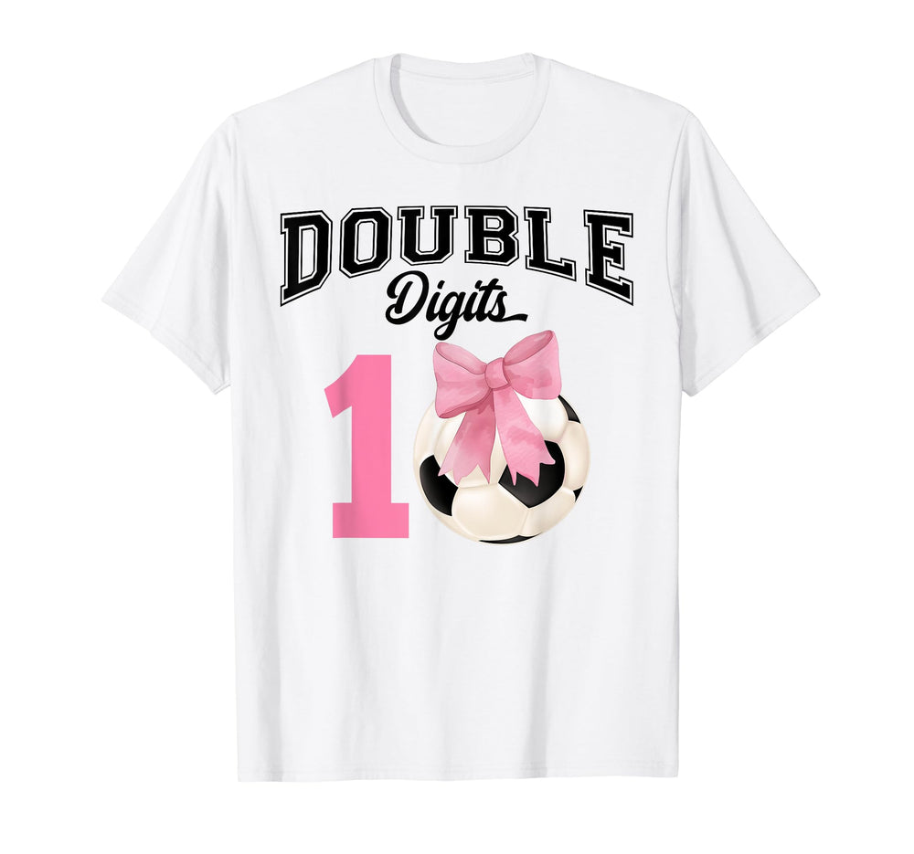 Double Digits Soccer Golf Tennis Birthday Hoodie - Unique Graphic Unisex