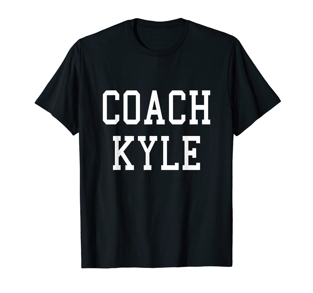 Coach Kyle Custom Football Soccer T-Shirt - Casual Everyday Wear Men Women