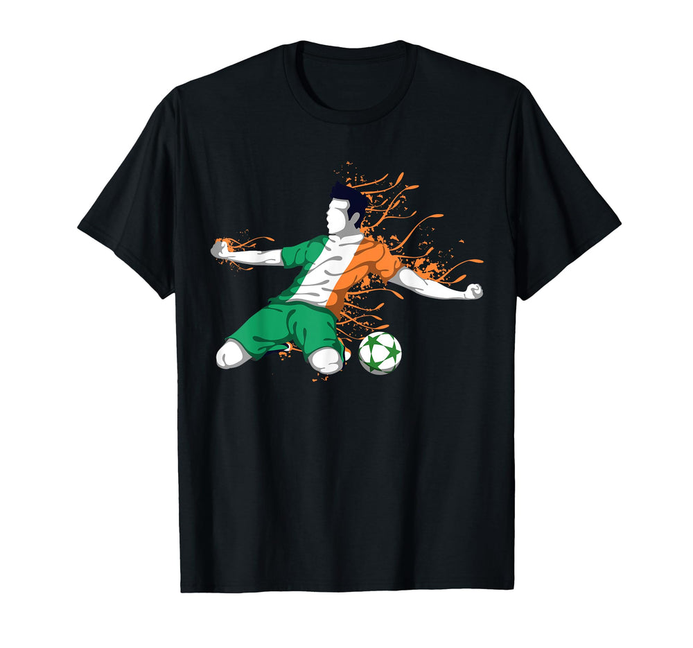 Ireland National Soccer Irish Flag T-Shirt - Trendy Graphic Unisex