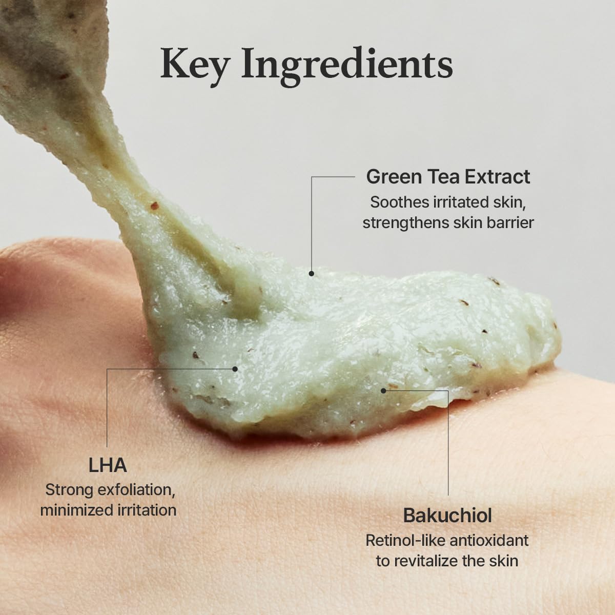 Arencia Green Tea + LHA Deep Pore Rice Cake Cleanser - Snipetell