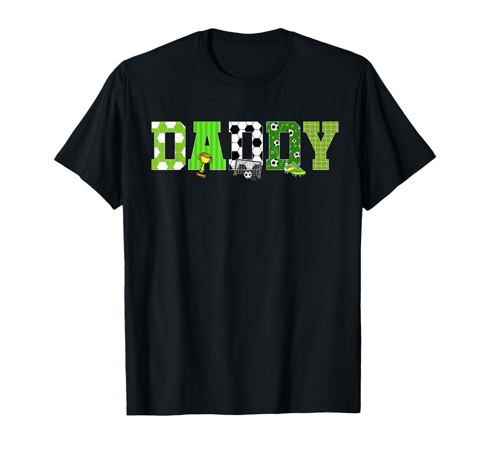 Soccer Daddy Birthday Party Soccer T-Shirt - Trendy Graphic Men Women