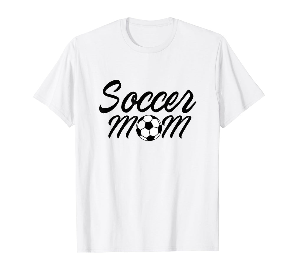 Soccer Mom Sport Team Mama Soccer Ball T-Shirt - Novelty Apparel Men Women