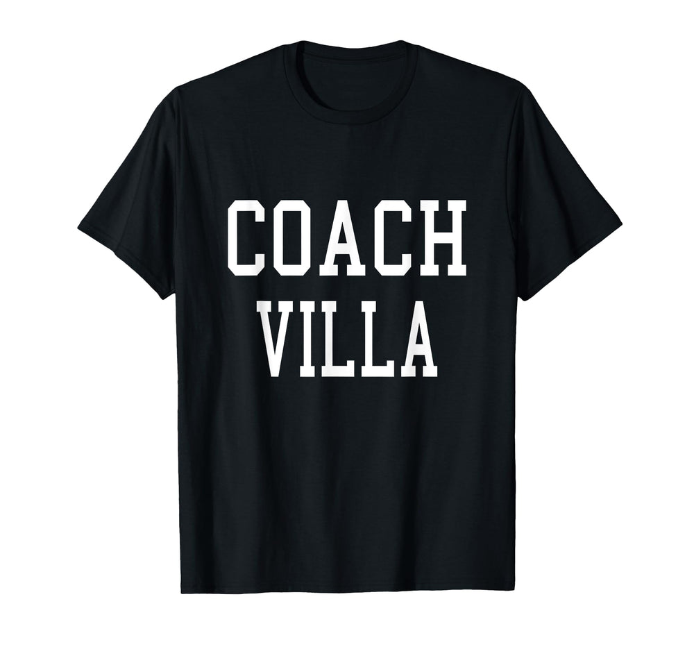 Coach Villa Custom Football Soccer T-Shirt - Custom Art Print for Adults