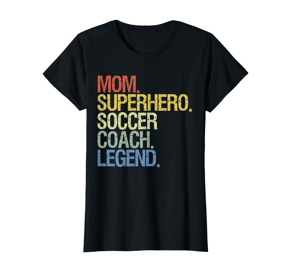 Mom Superhero Soccer Coach Legend Sweatshirt - Fun Novelty Design Unisex