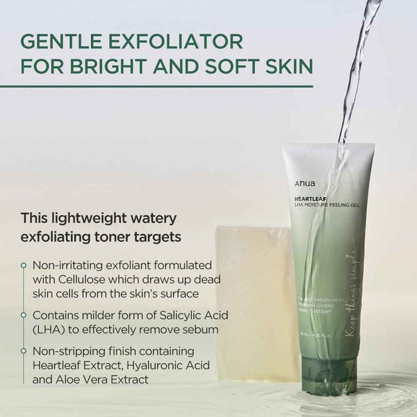 Gel exfoliante hidratante Anua Heartleaf LHA