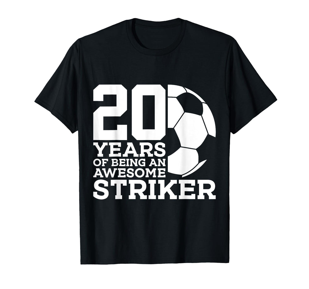 Soccer 20 Years Awesome Soccer T-Shirt - Aesthetic Graphic for Adults