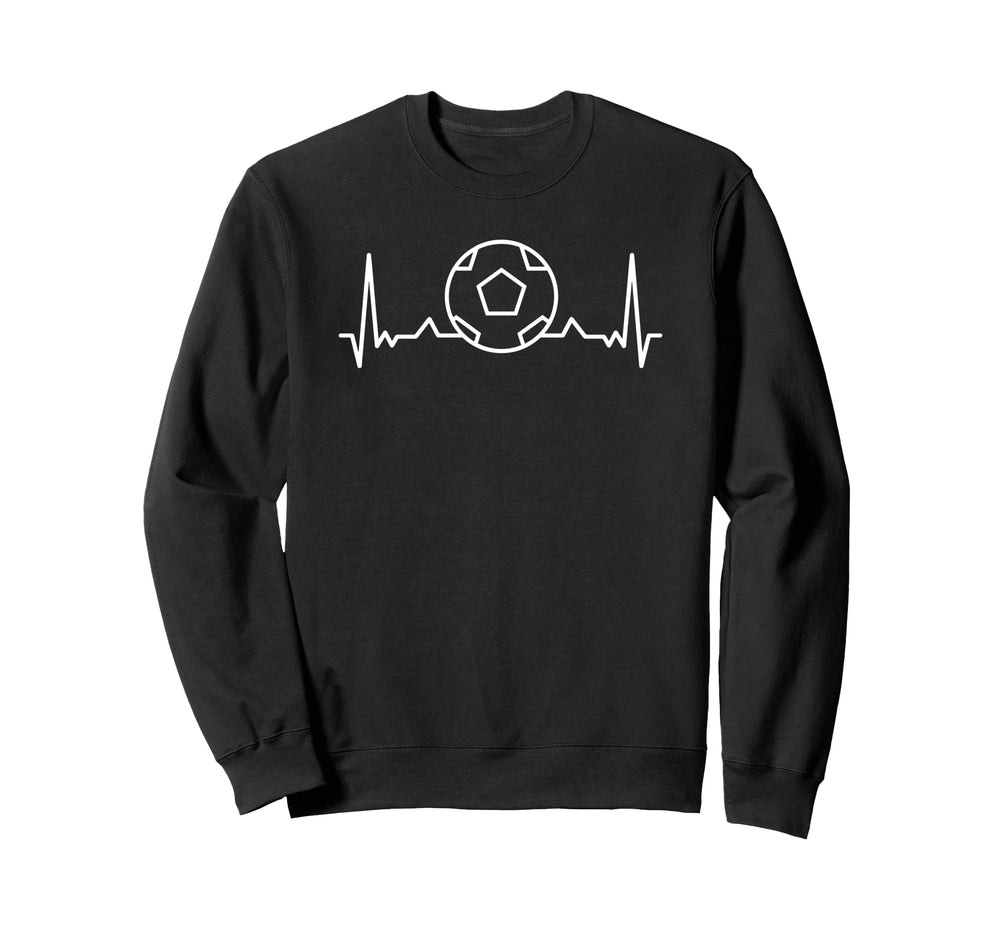 Soccer Sports Funny Soccer Sweatshirt - Minimalist Print for Adults