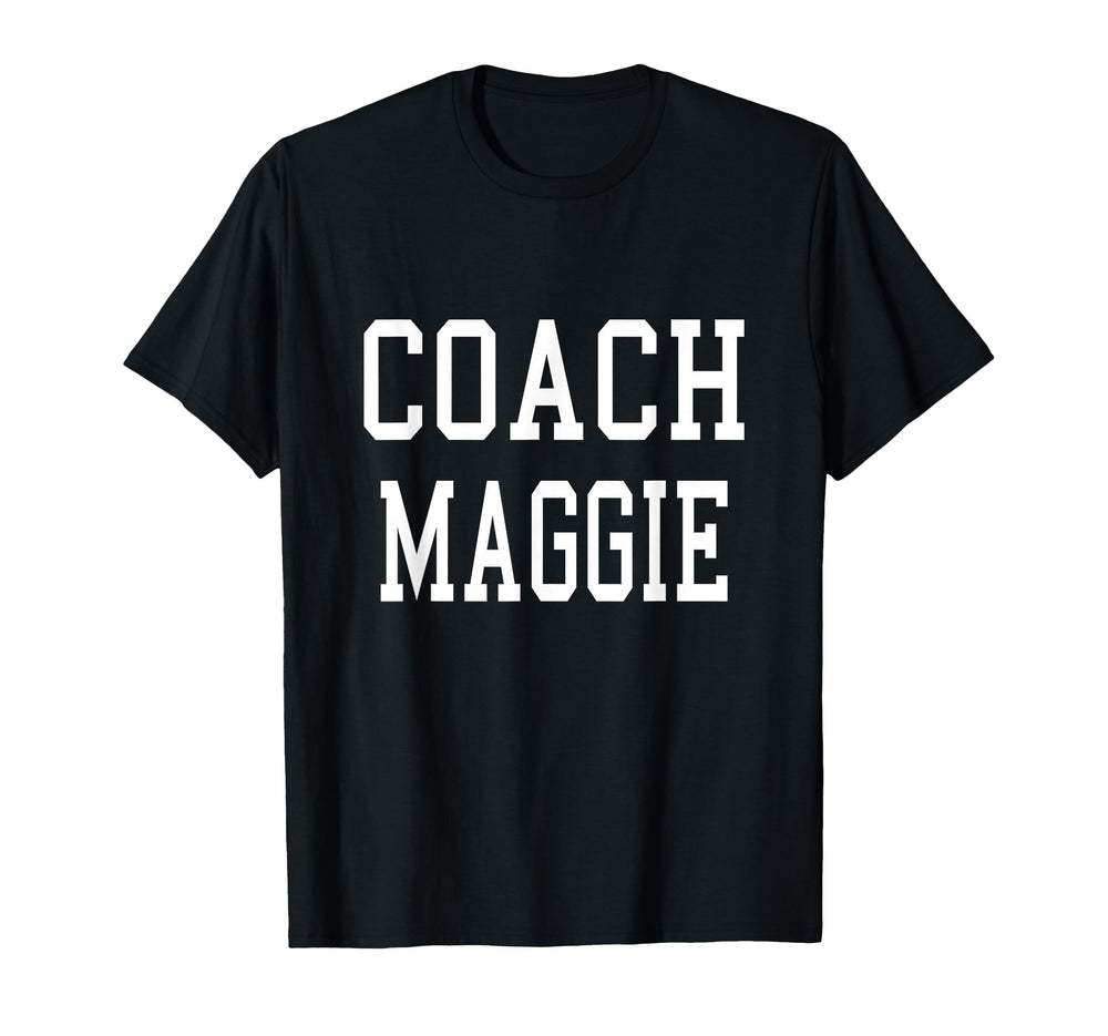 Coach Maggie Custom Football T-Shirt - Casual Everyday Wear Men Women