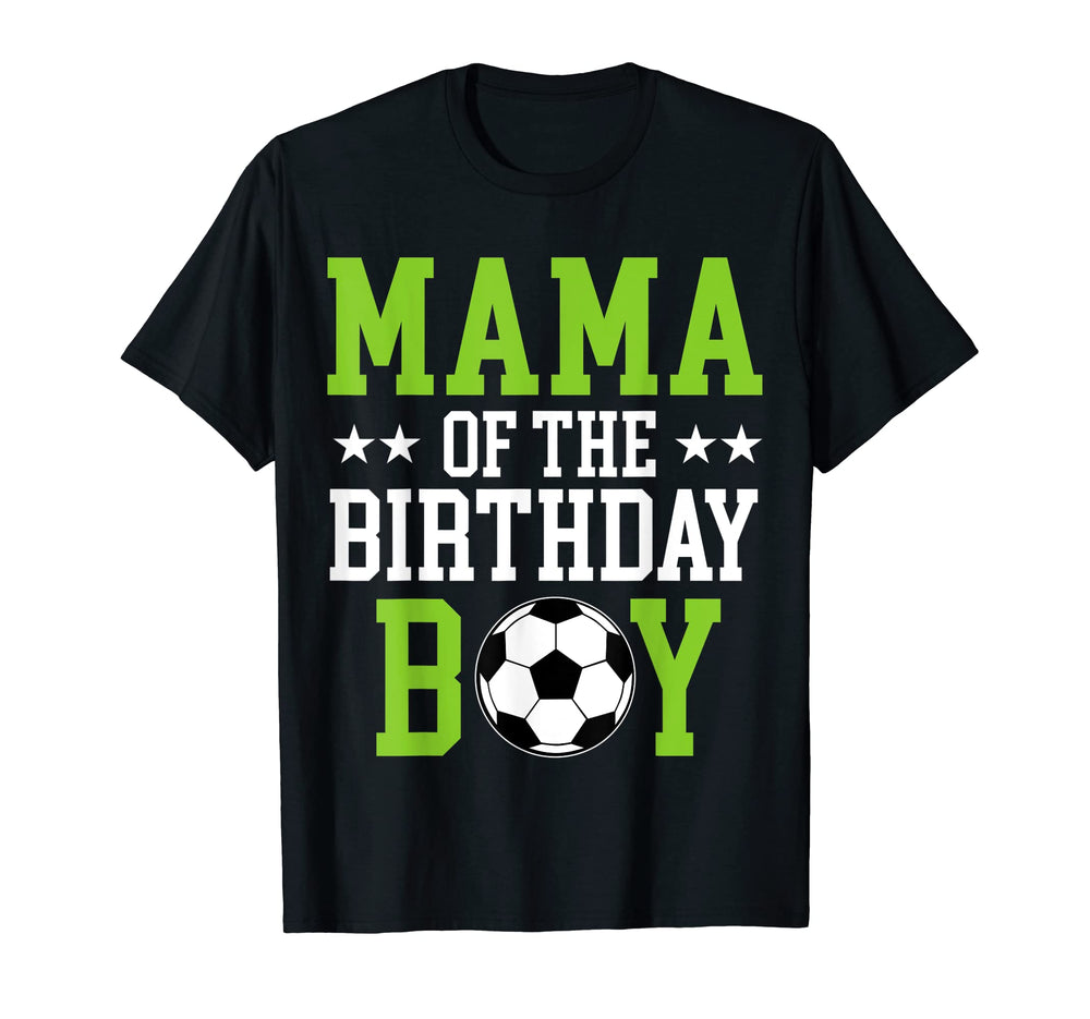 Mama Birthday Soccer Player T-Shirt - Aesthetic Graphic for Adults