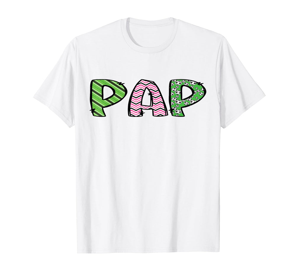 Soccer Pap Funny Soccer Birthday T-Shirt - Unique Graphic for Adults