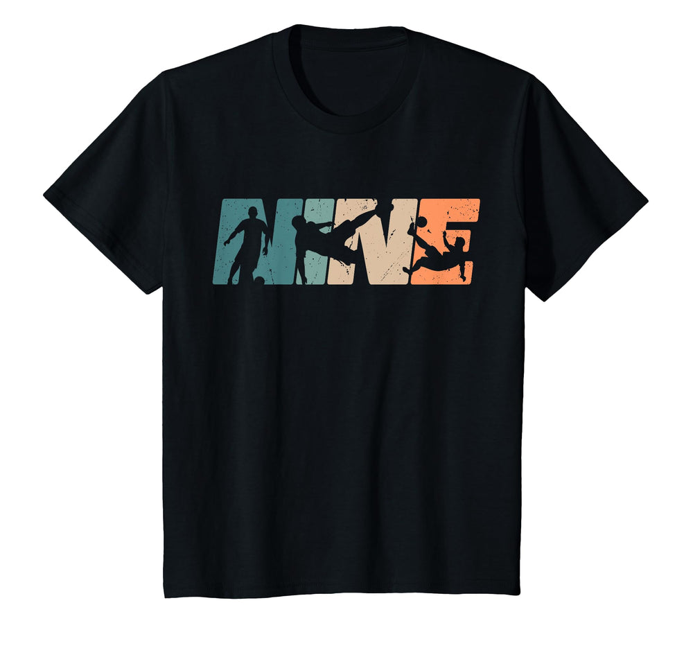 9Th Birthday Soccer 9 Years Old T-Shirt - Novelty Apparel Unisex