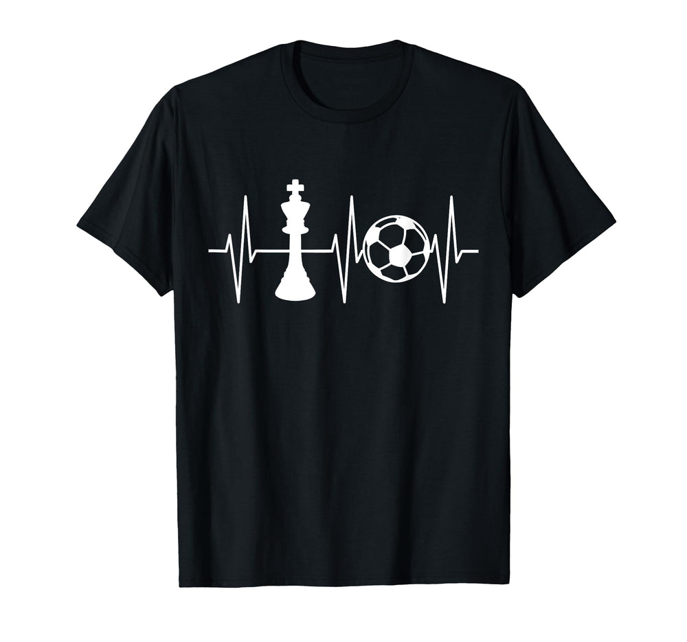 Funny Chess Soccer Player Chess Player T-Shirt - Custom Art Print Unisex