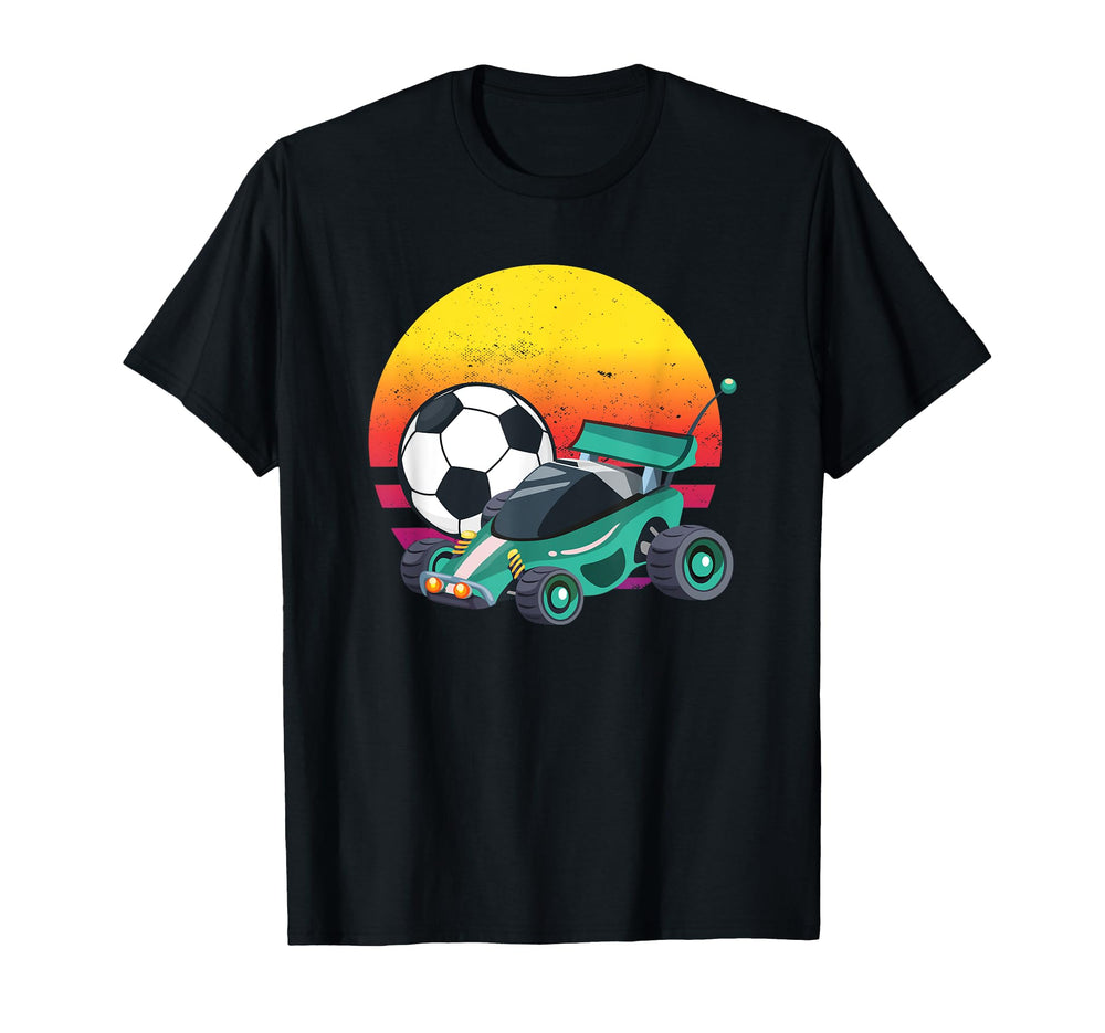 Rocket Rc Soccer Car League T-Shirt - Casual Everyday Wear Unisex