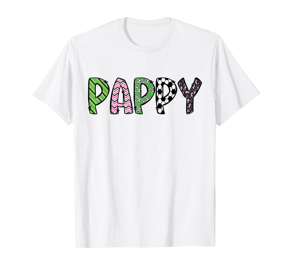 Soccer Pappy Funny Soccer Birthday T-Shirt - Aesthetic Graphic Unisex