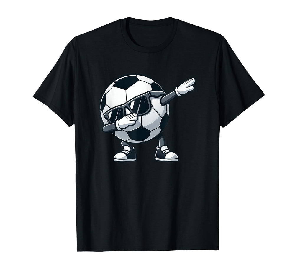 Dabbing Soccer Ball Soccer Sports Player T-Shirt - Trendy Graphic Unisex