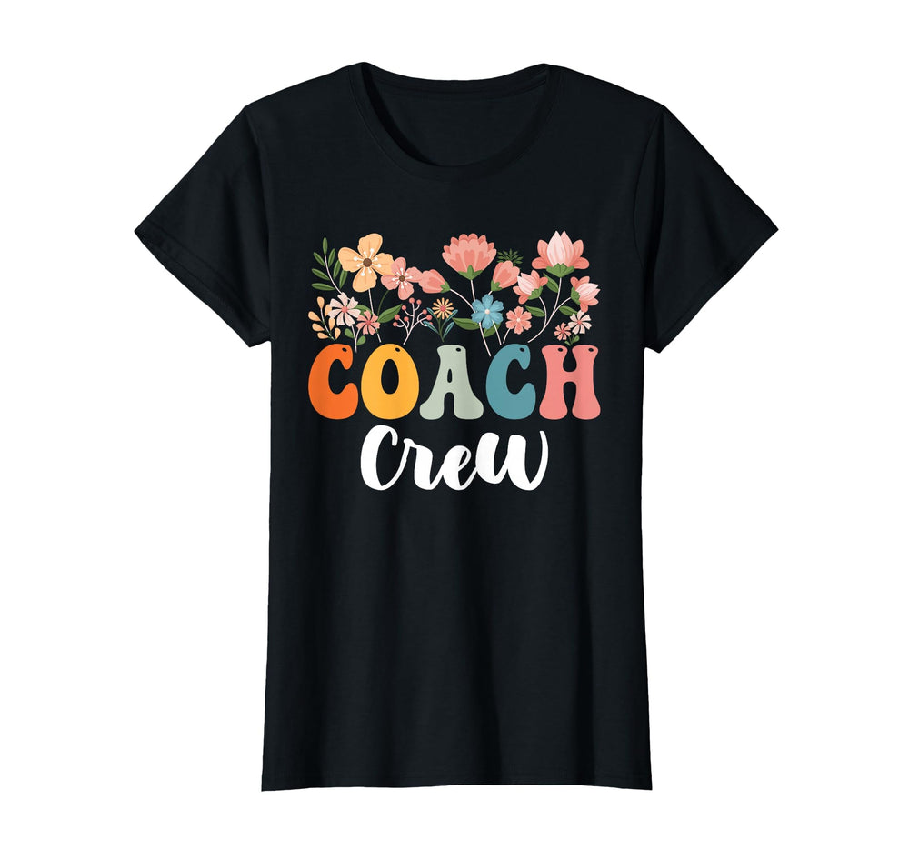 Coach Crew Team Groovy First Day T-Shirt - Casual Everyday Wear Men Women