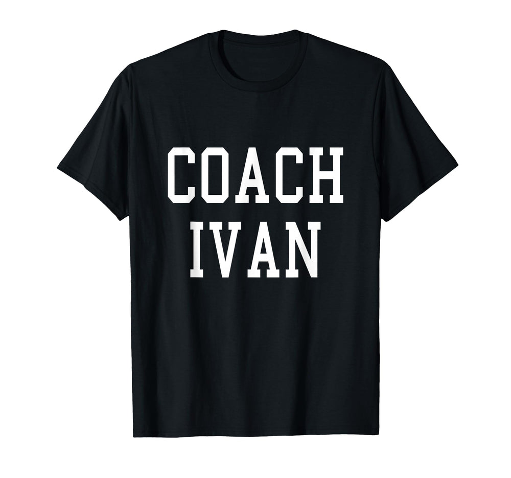 Coach Ivan Custom Football Soccer T-Shirt - Casual Everyday Wear Unisex