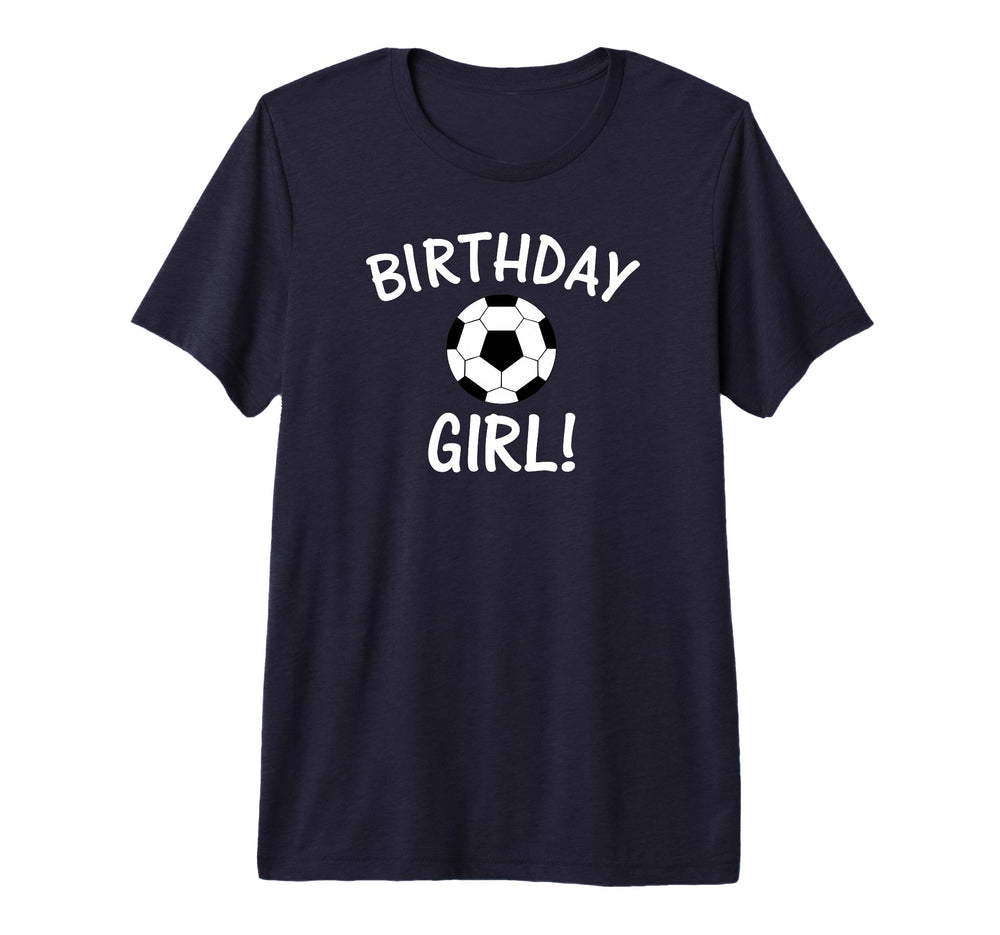 Birthday Soccer Tri Blend T-Shirt - Streetwear Style Men Women