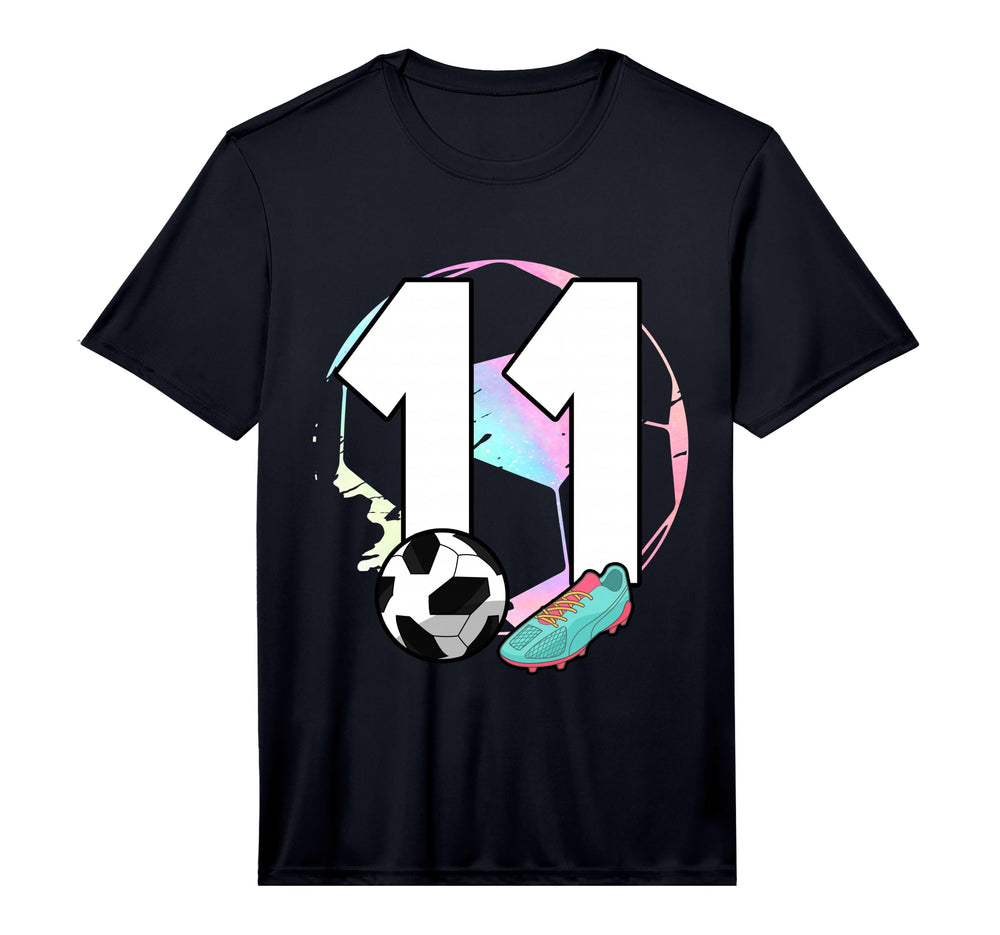 11Th Birthday Soccer Player Football 11 T-Shirt - Custom Art Print Unisex