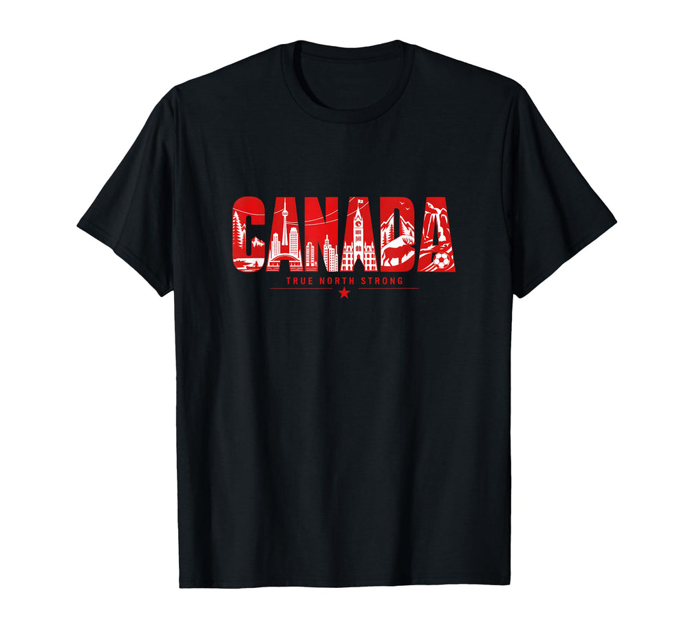 Canada Soccer Northern America Football T-Shirt - Trendy Graphic Men Women
