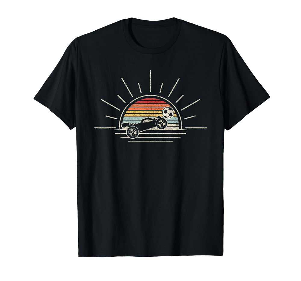 Rocket Soccer Car T-Shirt - Aesthetic Graphic Unisex