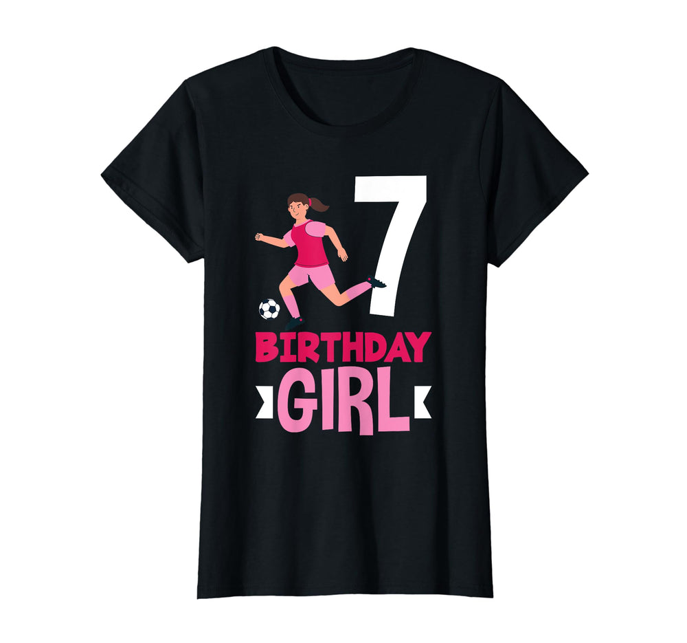 7Th Birthday 7 Years Soccer Football T-Shirt - Streetwear Style for Adults