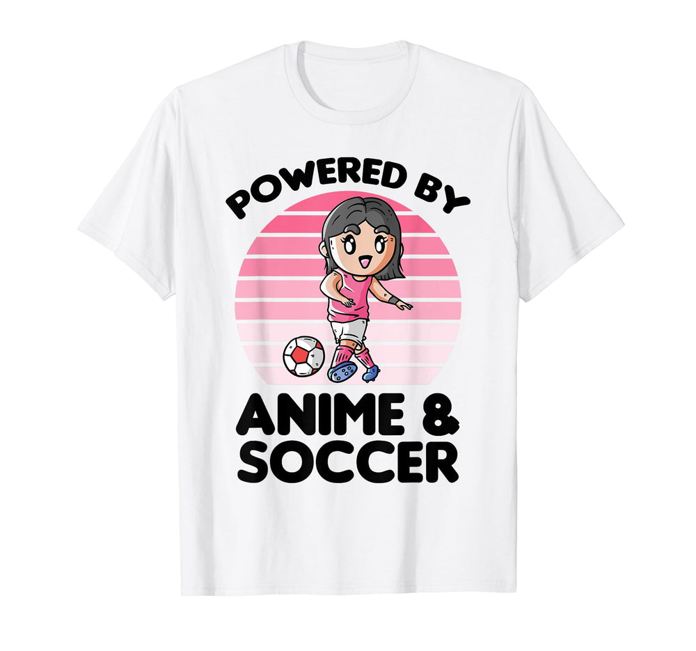 Powered Anime Soccer Anime T-Shirt - Aesthetic Graphic Men Women