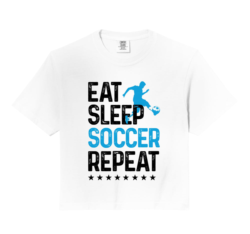 Eat Sleep Soccer Repeat Sport Sweatshirt - Novelty Apparel Men Women