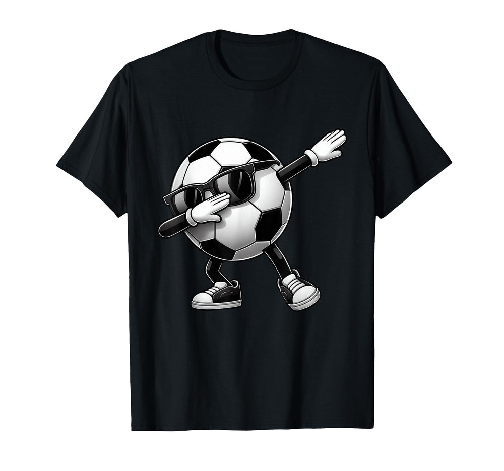 Dabbing Soccer Ball Soccer Sports Player T-Shirt - Unique Graphic Unisex
