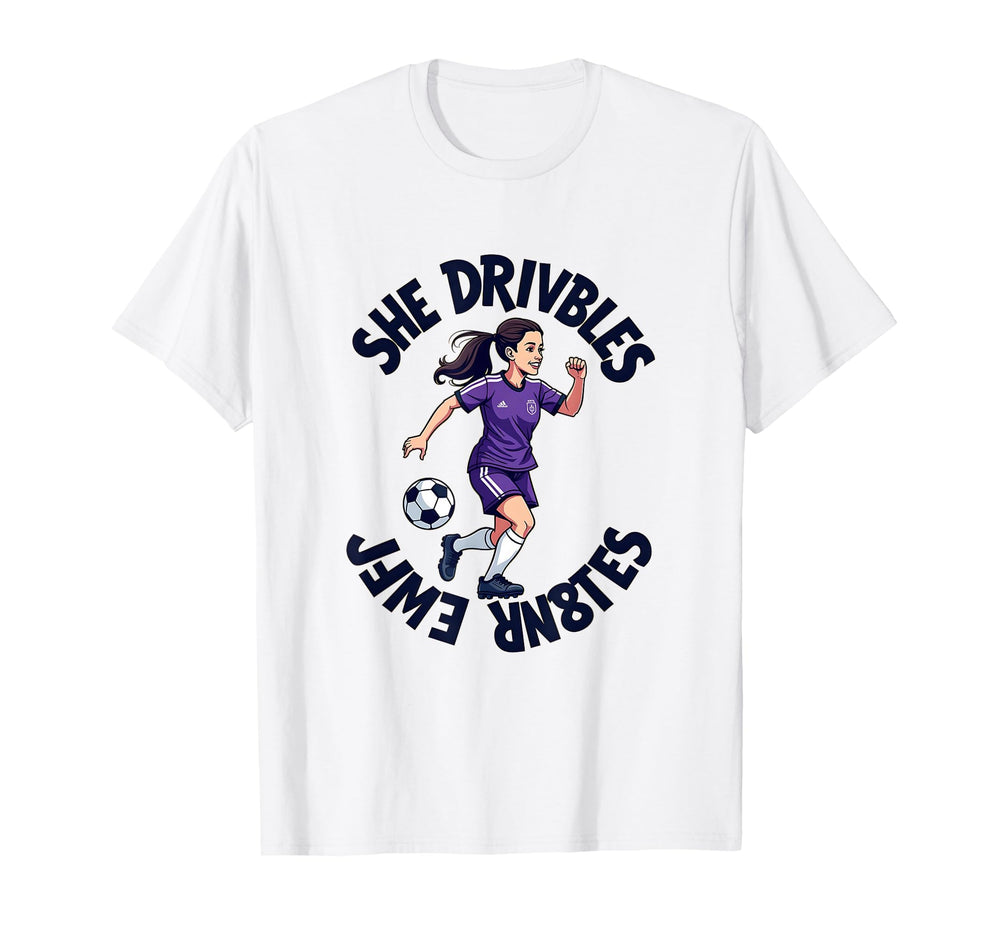 She Dribbles Ball Football Is Life Sweatshirt - Streetwear Style Men Women