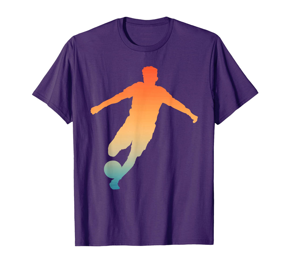 Silhouette Soccer Player Goalkeeper T-Shirt - Custom Art Print Men Women