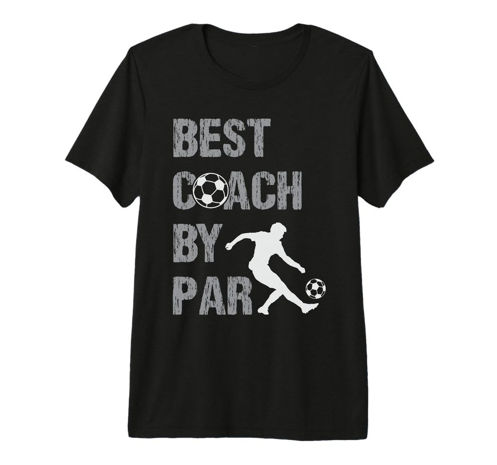 Best Coach Par Game Day Soccer Coach Tri T-Shirt - Unique Graphic Unisex
