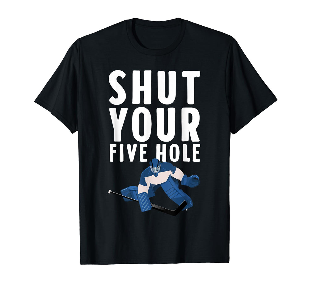 Funny Ice Hockey Ice Hockey Goalkeeper T-Shirt - Novelty Apparel for Adults
