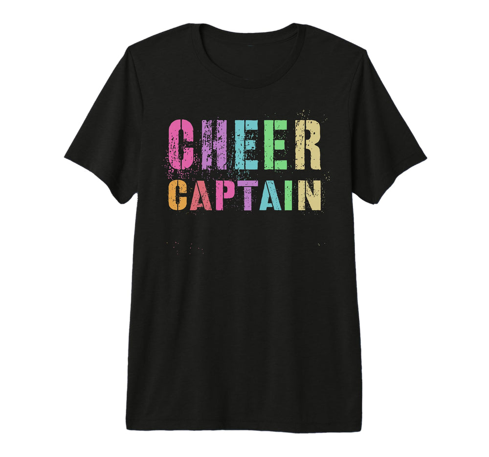 Cheer Captain Cheerleading Team T-Shirt - Streetwear Style Unisex