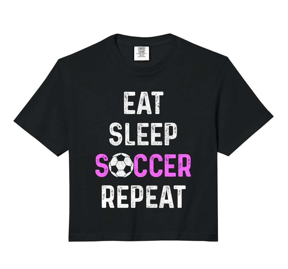 Eat Sleep Soccer Repeat Soccer Player Sweatshirt - Custom Art Print Unisex