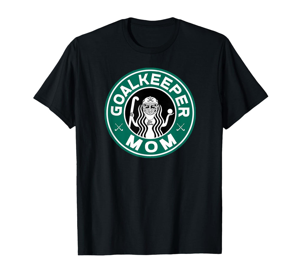Field Hockey Goalkeeper Mom Mother T-Shirt - Minimalist Print for Adults