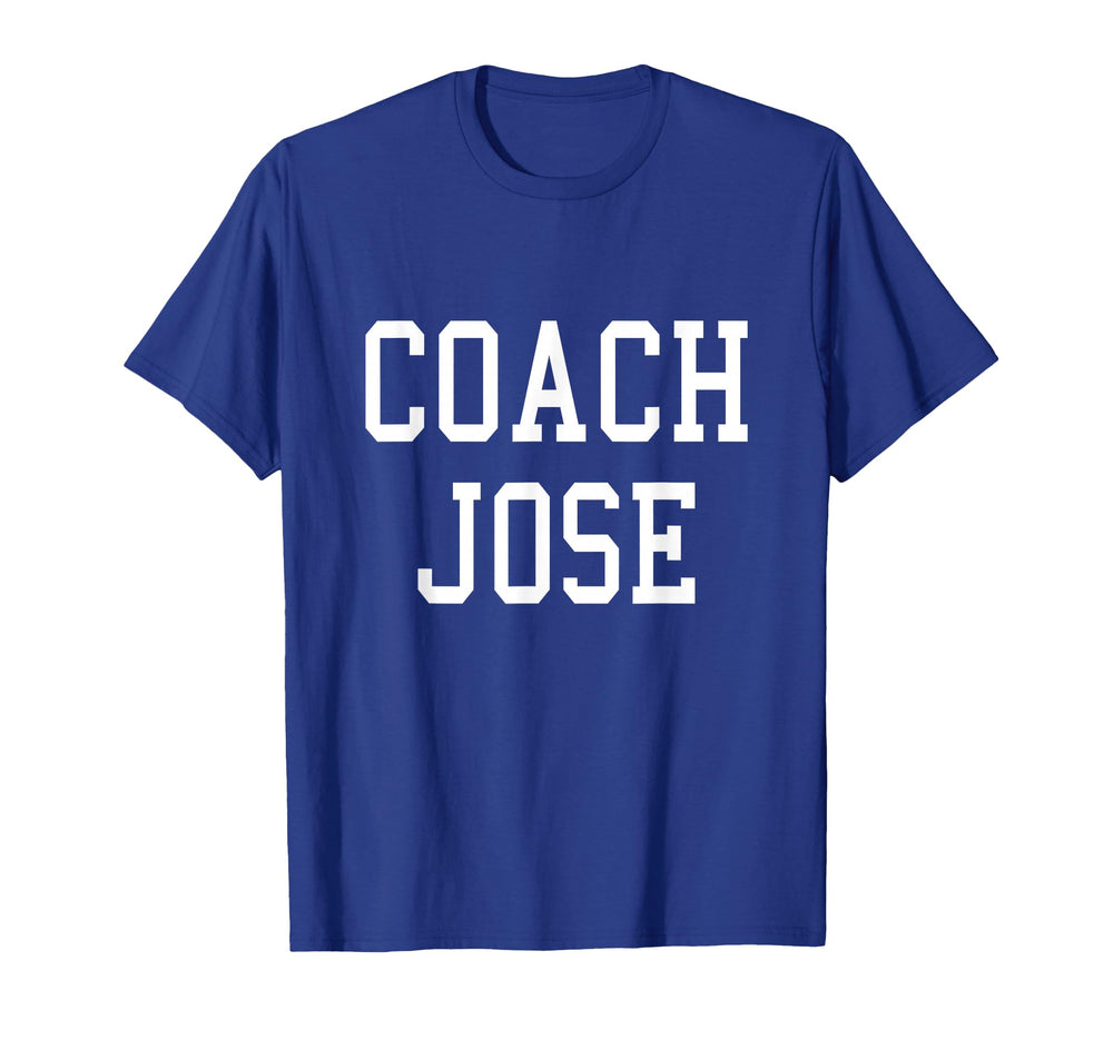 Coach Jose Custom Football Soccer T-Shirt - Minimalist Print Unisex