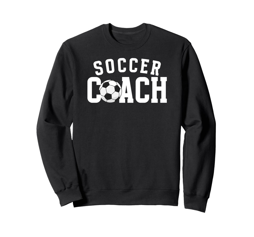 Soccer Coach Appreciation Soccer Sweatshirt - Minimalist Print Men Women