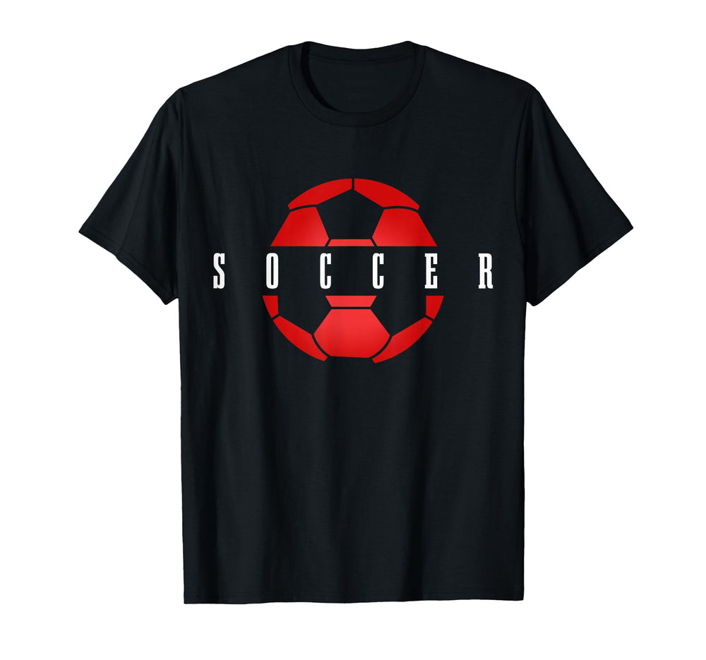 Soccer Player Ball Soccer T-Shirt - Fun Novelty Design for Adults